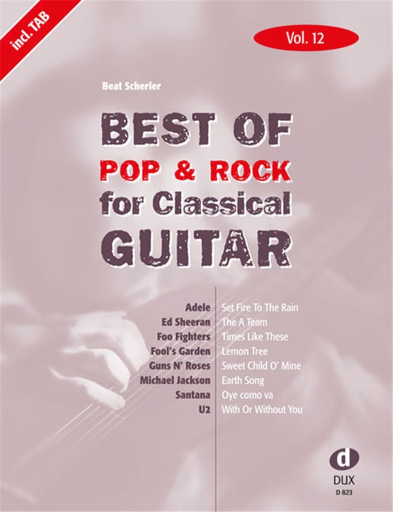 Best Of Pop & Rock 12 for Classical Guitar